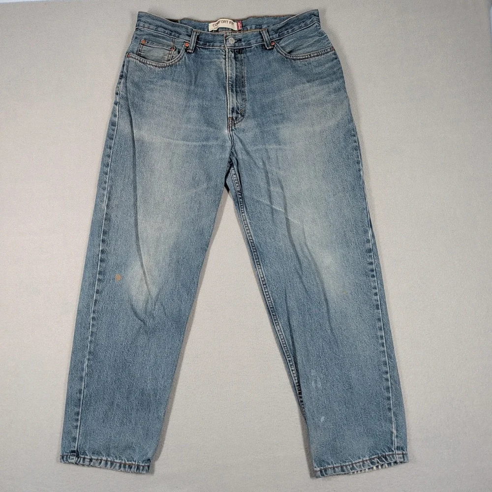 Levi's 560 Jeans Men 36x30 Blue Comfort Fit Tapered Leg Denim Casual Classic
